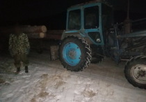 При рейдовом патрулировании сотрудники Кижингинского лесничества вместе с представителям МВД по Бурятии обнаружили свежие следы трактора