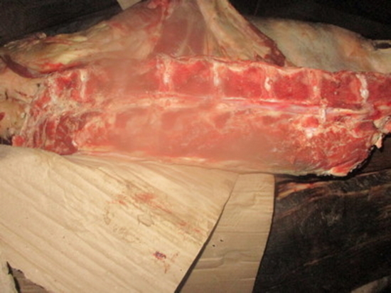 5 тонн мяса с санитарными нарушениями пытались провезти в Псковскую область