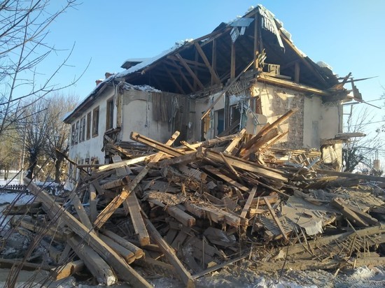 Снос аварийного дома завершен в Серпухове