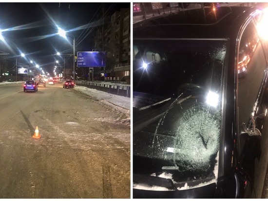 Автомобиль Audi сбил 19-летнюю девушку на перекрестке в Томске