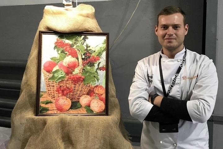 Костромской кулинар поразил международную публику съедобной картиной-натюрмортом