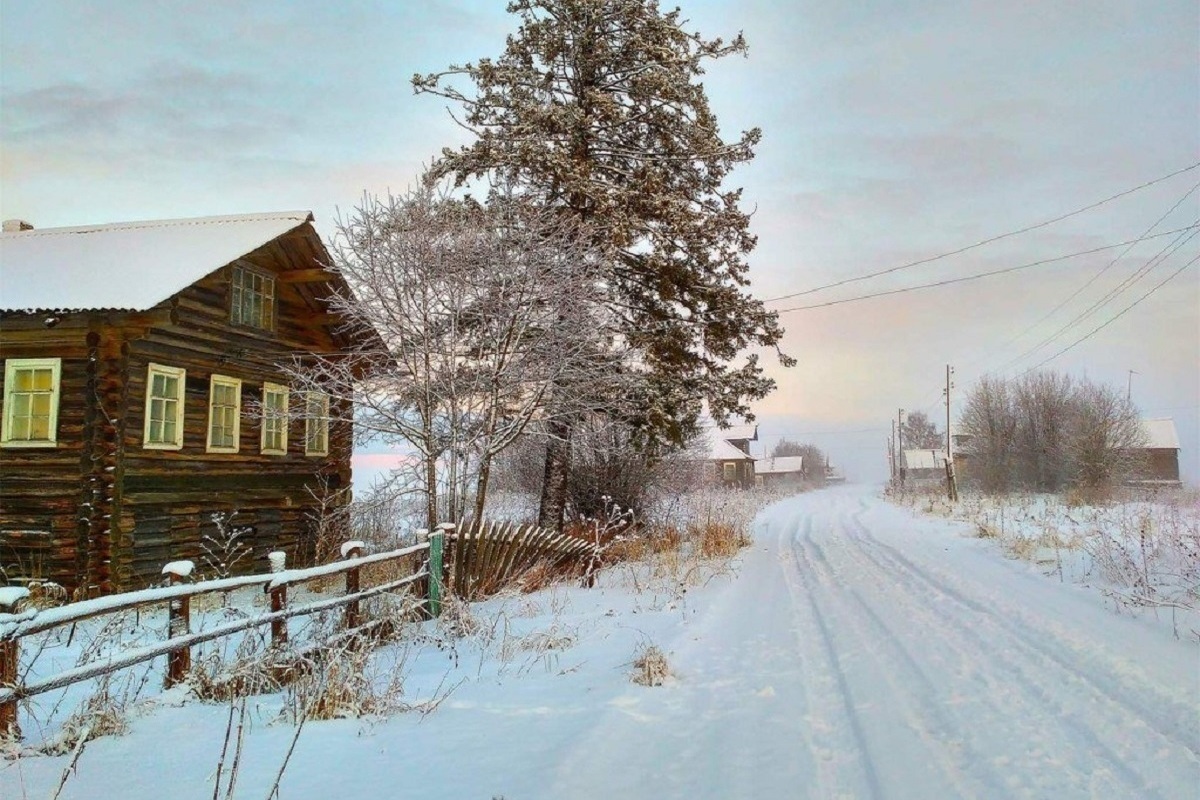 Архангельские деревни фото