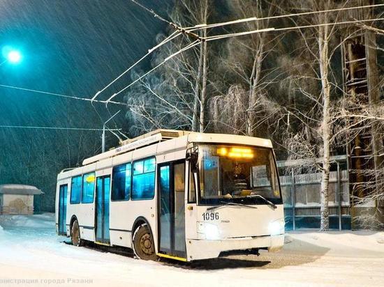 Власти Рязани опубликовали расписание транспорта в новогодние праздники