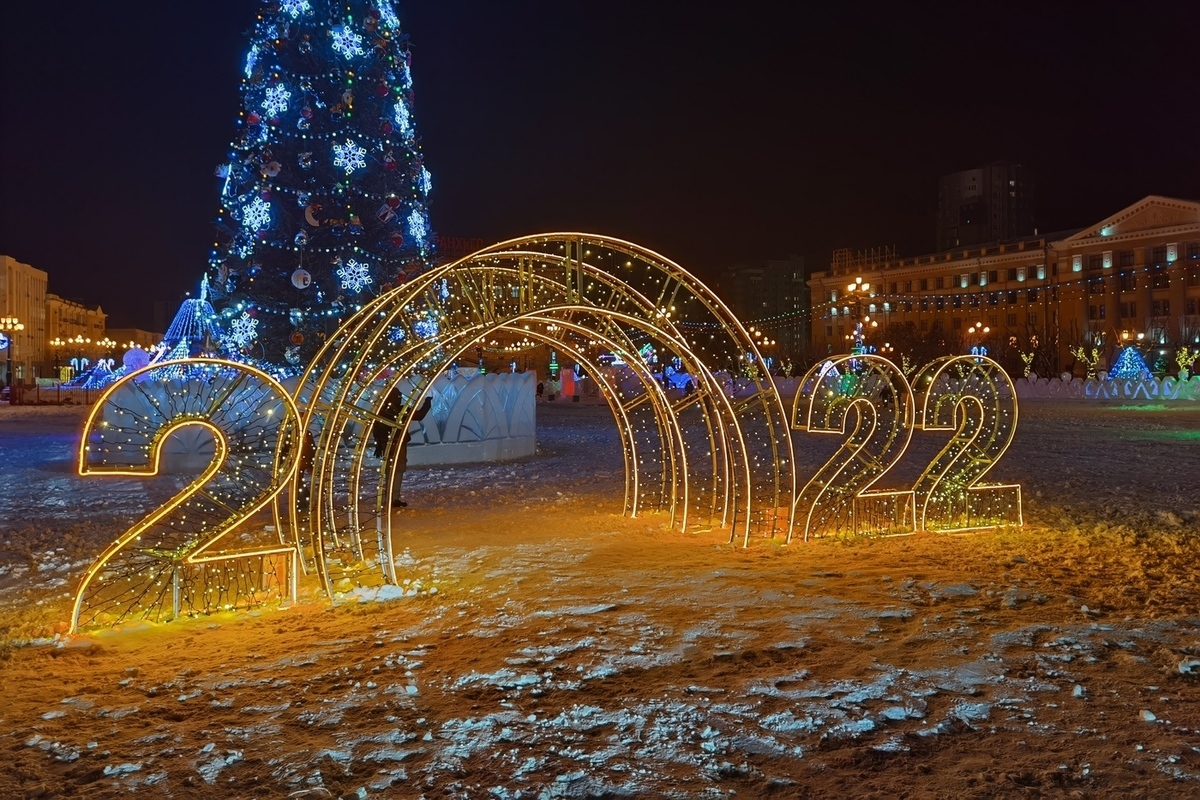 площадь ленина зимой в хабаровске