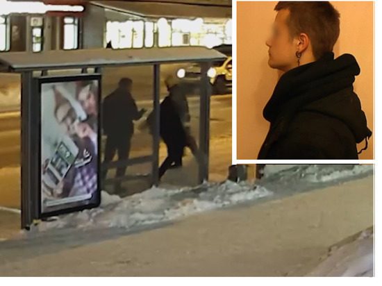 Полиция Архангельска нашла местного дурачка, сломавшего остановку