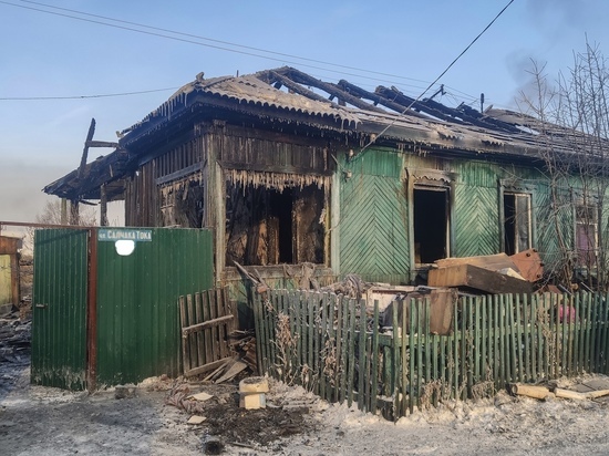 В Кызыле при пожаре в частном доме погибла женщина