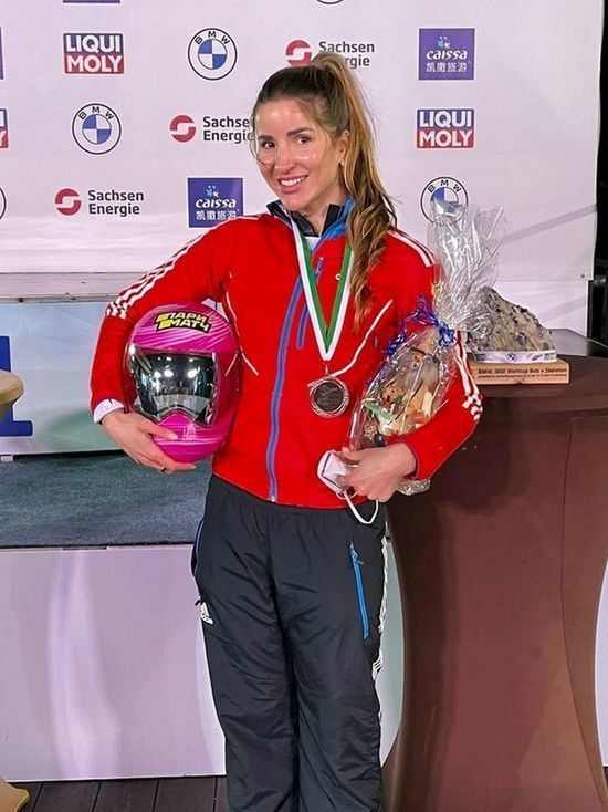 Спортсменка из Красноярска завоевала серебро по скелетону
