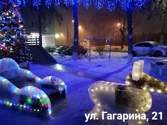 В Ижевске подвели итоги конкурса на лучший новогодний двор