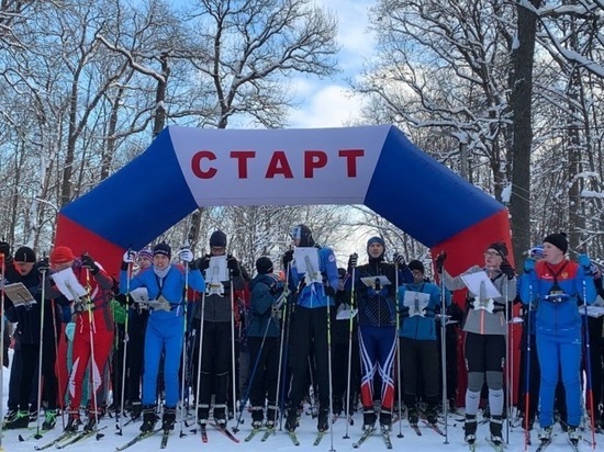Пензенцы стали участниками лыжного забега на Олимпийской аллее