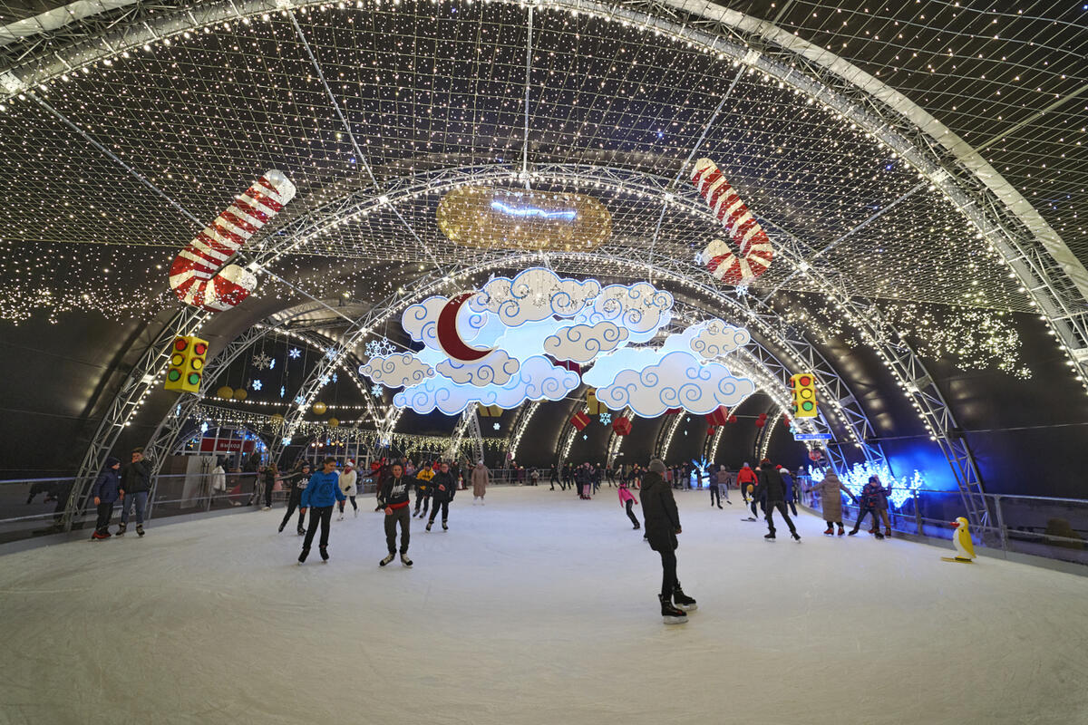 Каток в парке ленина белгород