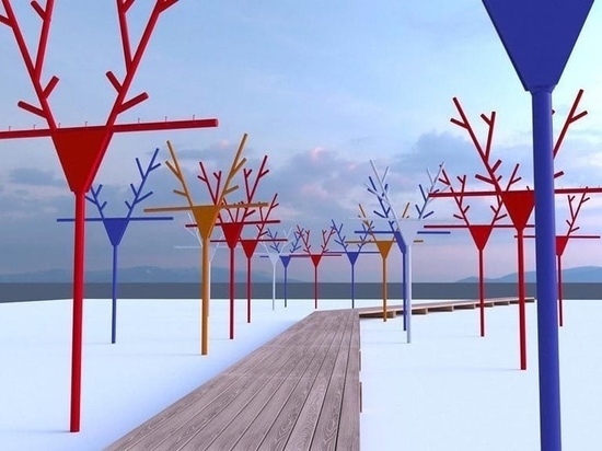 В Ловозеро состоялось открытие нового арт-объекта на берегу реки