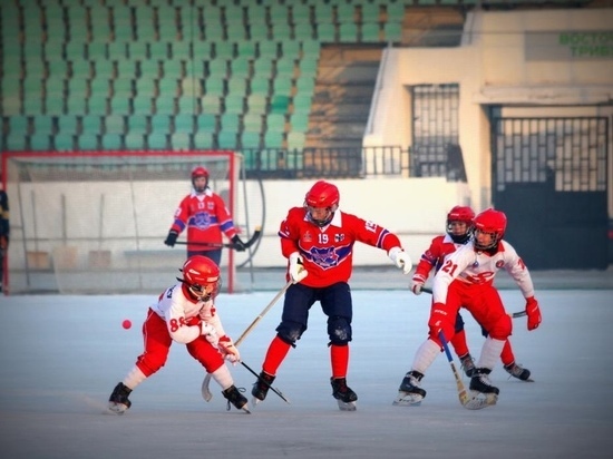 В Хакасии дан старт соревнованиям Первенства России по хоккею с мячом