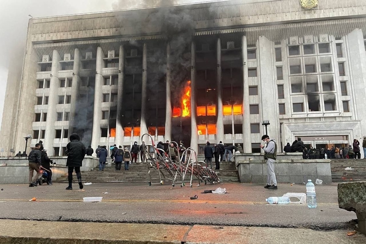 Казахстан беспорядки январь