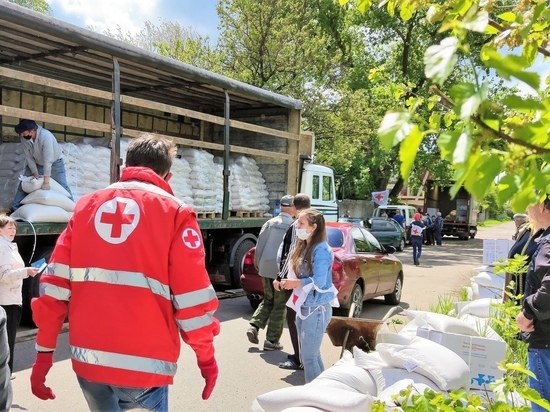 Красный Крест доставил в ДНР в 2021 году более 4000 тонн гумпомощи