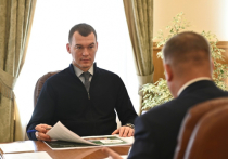 Сегодня Михаил Дегтярев провел рабочую встречу с главой Верхнебуреинского района Алексеем Масловым