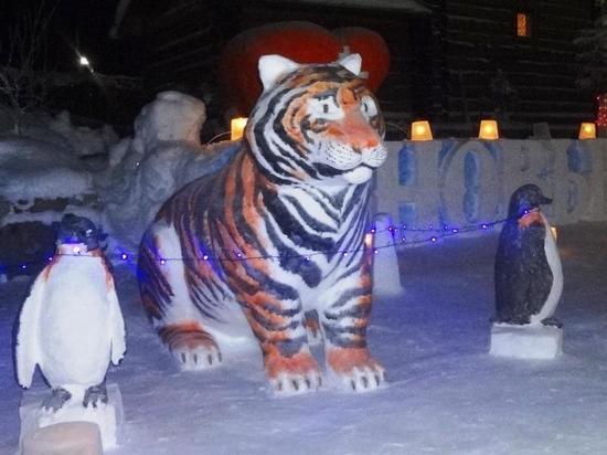 Заключенные Мурманской области соревнуются в мастерстве изготовления снежных фигур