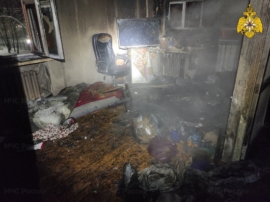 Два человека пострадали в рождественскую ночь на пожаре в Обнинске