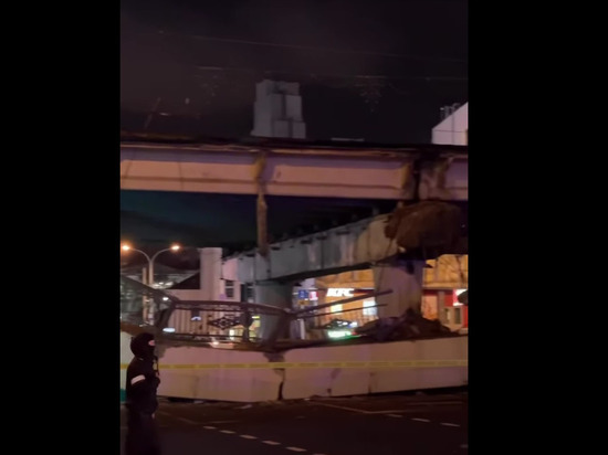 В центре Минска обрушился мост