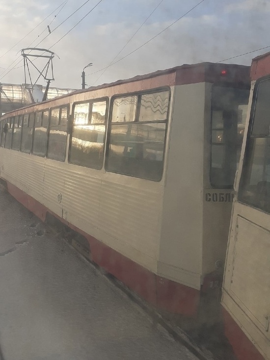 В Челябинске столкнулись трамваи