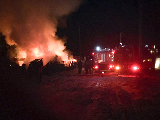 53 пожара произошло в Хакасии в период новогодних выходных