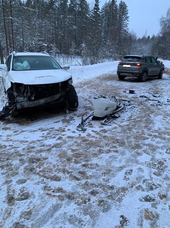 В Тверской области после столкновения легковушки с «Lexus», вылетевшем на встречку, пострадал пассажир