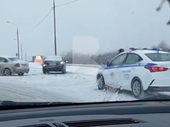 На Северной окружной Рязани произошла массовая авария