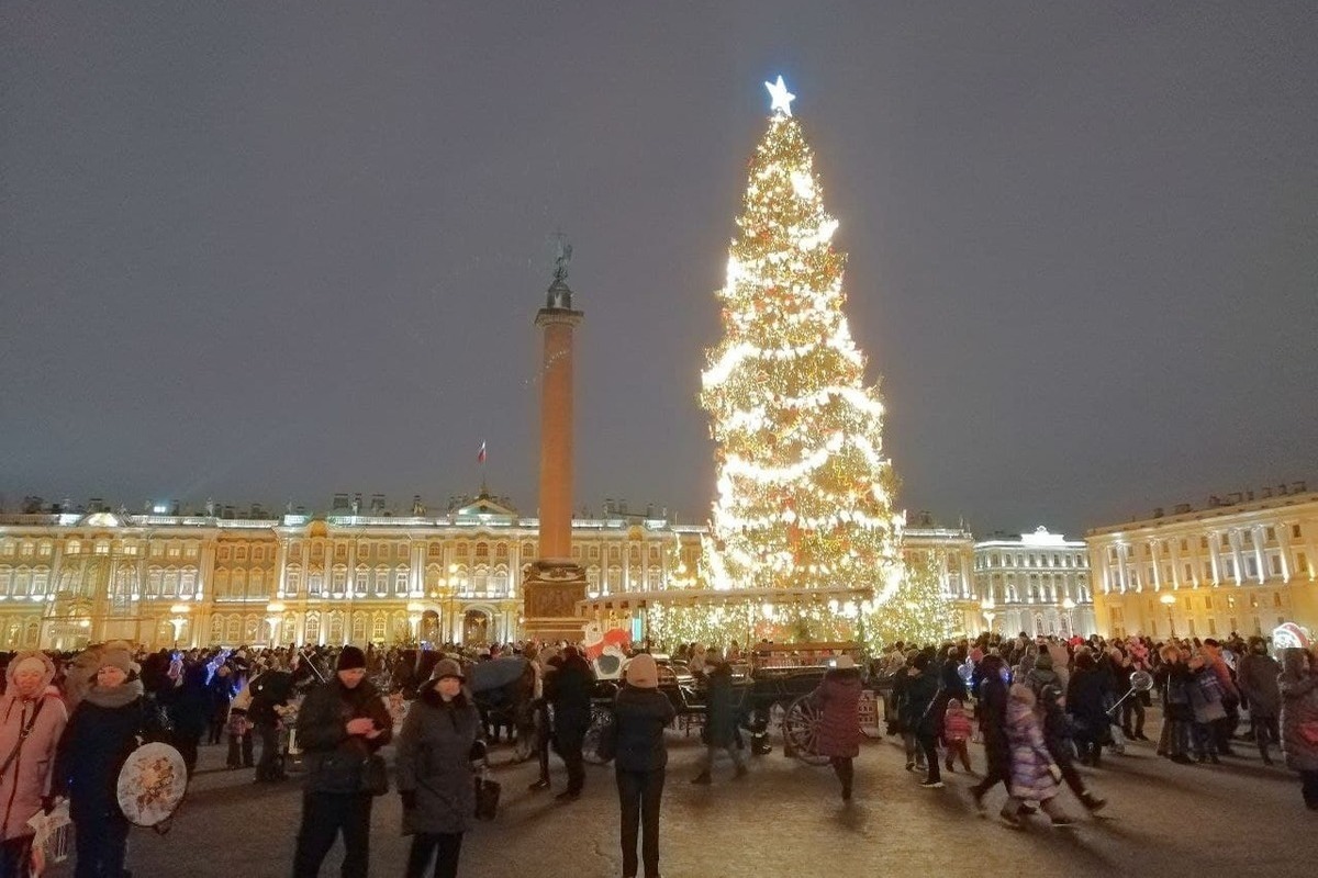 Московская площадь санкт петербург новогодняя