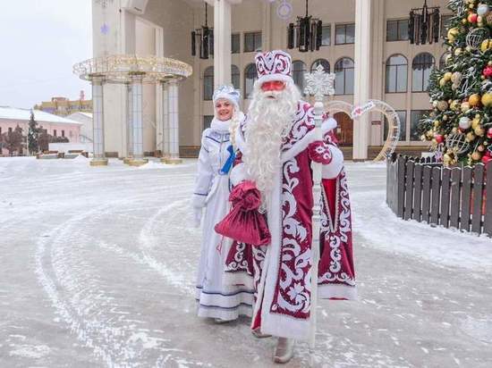 В Курске 10 января завершилось проведение акции «Уличный Дед Мороз»