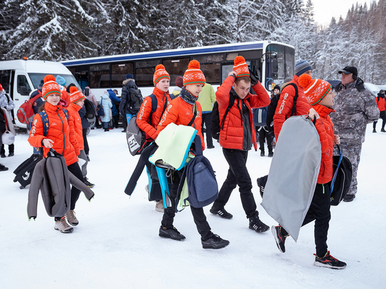 В столице Пермского края прошли соревнования юных летающих лыжников