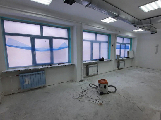 Капитальный ремонт детской поликлиники в Дальнегорске близится к завершению