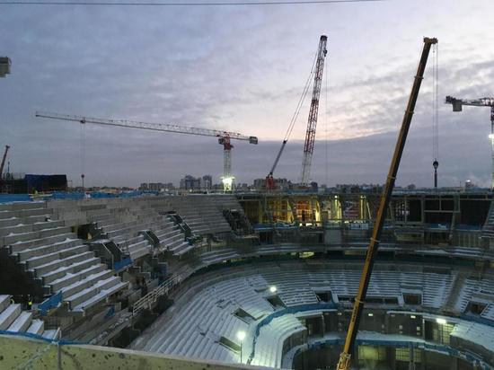 «СКА Арену» увенчает купол весом 5 тысяч тонн весной 2022 года