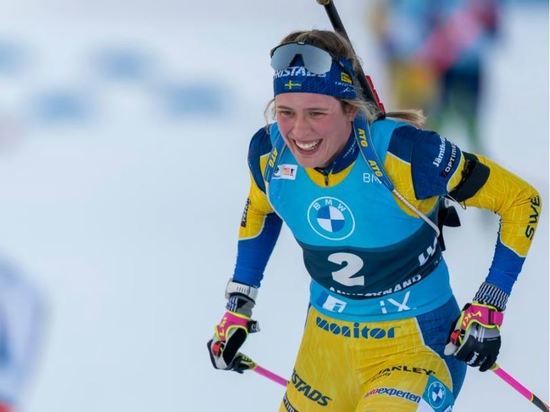 Шведская биатлонистка Эберг выиграла спринт на этапе Кубка мира