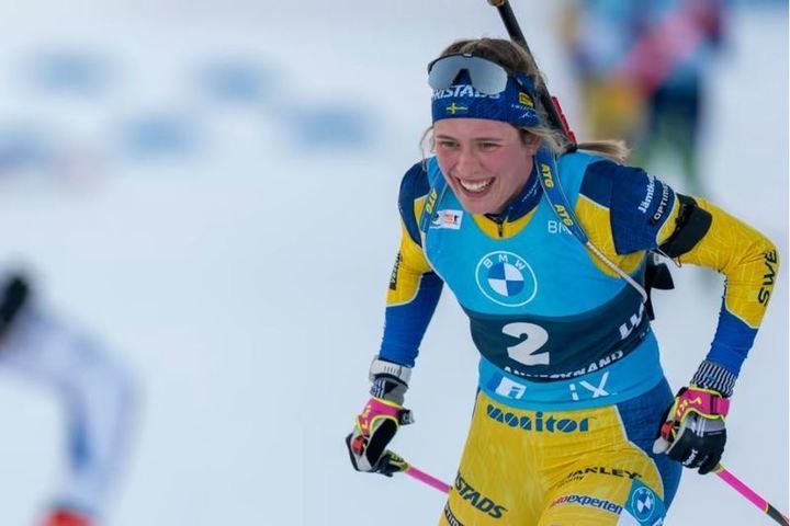 Шведская биатлонистка Эберг выиграла спринт на этапе Кубка мира
