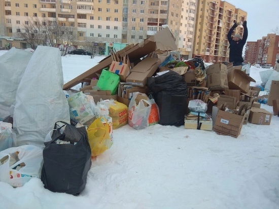 Активисты в Северодвинске спасли от попадания на свалку 63 тонны вторсырья