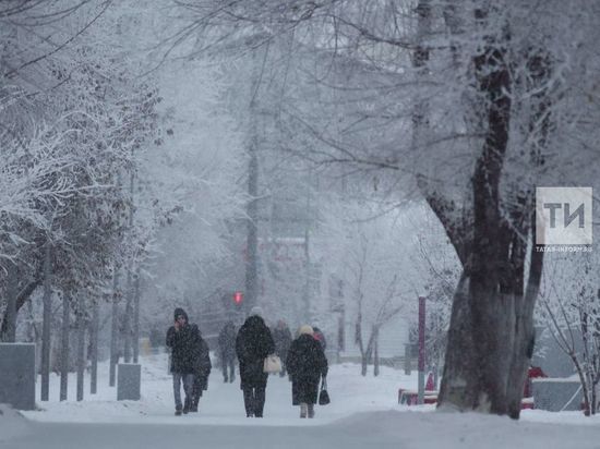 Снежная и ветреная погода ожидается в Татарстане в выходные