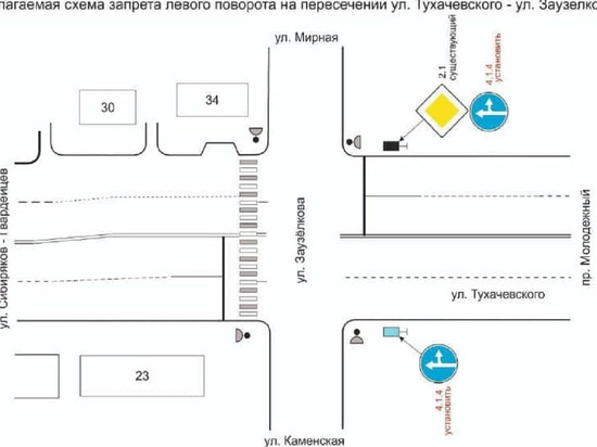 Власти изменили организацию движения на перекрестке Тухачевского - Заузелкова в Кемерове