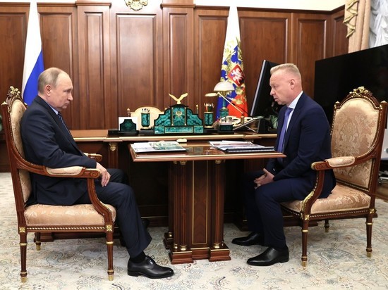 Президент РФ Владимир Путин провел рабочую встречу с Дмитрием Мазепиным
