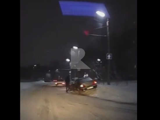 В Рязани на улице Советской армии столкнулись две машины