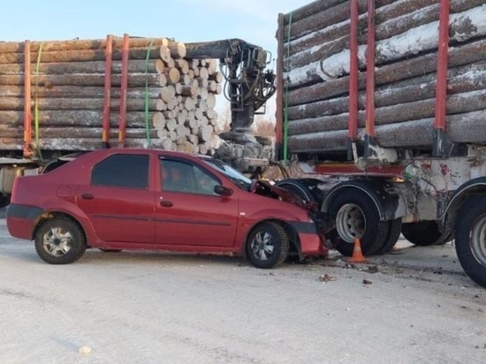 В Красноборском районе Архангельской области водитель тяжёлого лесовоза спровоцировал аварию, в результате которой в больнице оказалась юная дева