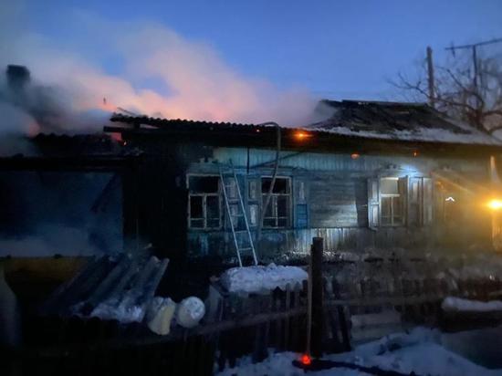 Женщина погибла на пожаре под Новосибирском