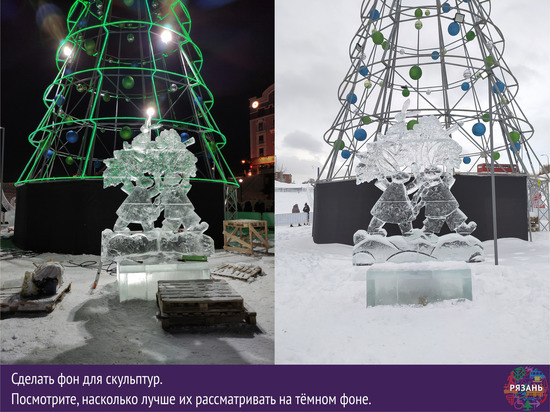 Урбанисты раскритиковали Aестиваль ледовых скульптур в Рязани