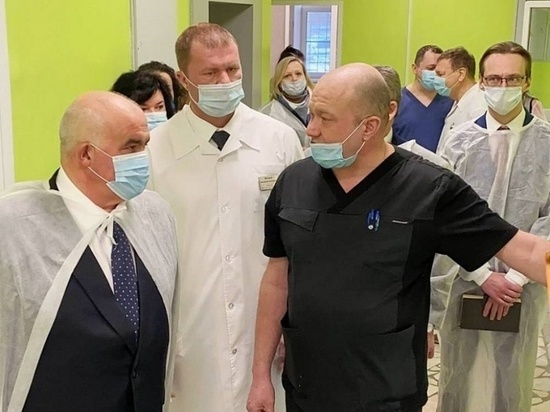 Сергей Ситников оценил результаты ремонта реанимационного отделения городской больницы