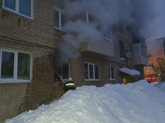 При пожаре в Ясногорске вечером 19 января эвакуировали троих детей