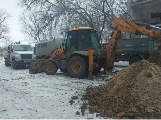 В столице Калмыкии снова авария на водопроводе