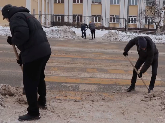 В Смоленске к уборке снега с улиц подключились волонтеры