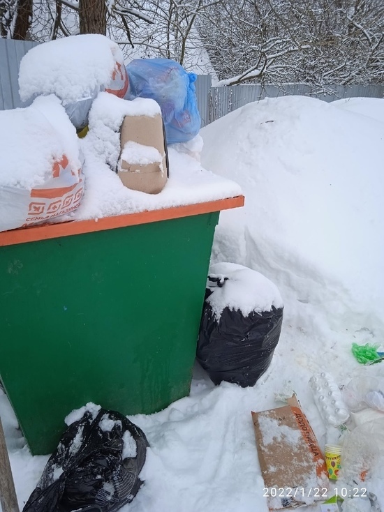 В частном секторе Смоленска обострилась мусорная проблема