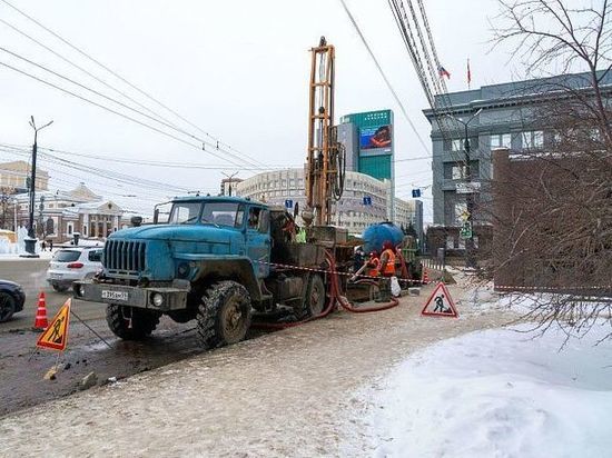 В центре Челябинска идет подготовка к строительству станции метротрама