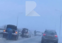 Под Рязанью произошла массовая авария на Солотчинском шоссе