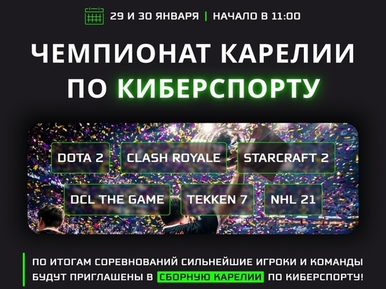 В конце января в Карелии пройдет чемпионат по киберспорту