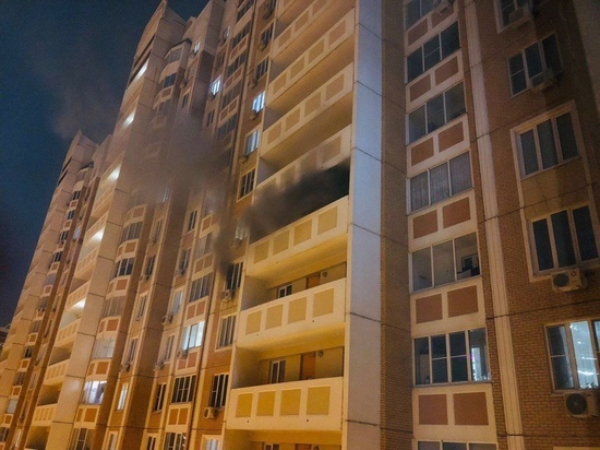 В Ростове произошел пожар в квартире 20-этажки на Еременко